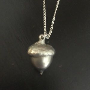Silver Acorn necklace